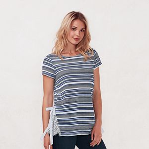 Women's LC Lauren Conrad Inset Lace Tee