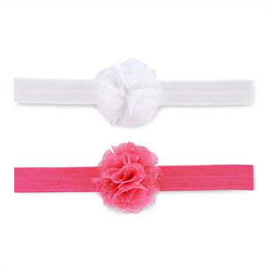 Baby Girl Carter's 2-pk. Floral Rosette Head Wrap Set