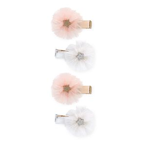 Baby Girl Carter's 4-pk. Tulle Star Rosette Hair Clip Set