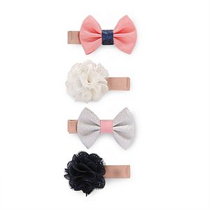 Baby Girl Carter's 4-pk. Rosette & Bow Hair Clip Set