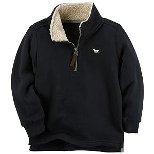 Baby Boy Carter's 1/4-Zip Sherpa Fleece Pullover