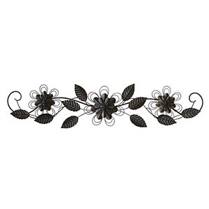 Stratton Home Decor Metal Flower Over-The-Door Wall Decor