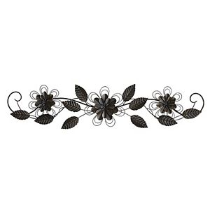 Stratton Home Decor Metal Flower Over-The-Door Wall Decor