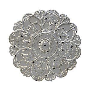 Stratton Home Decor Gray Medallion Wall Decor