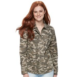 Juniors' Mudd® Twill Utility Jacket