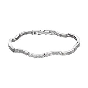 Diamond Splendor Sterling Silver Bracelet