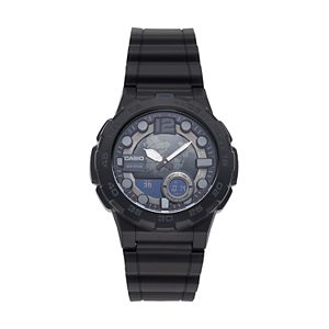 Casio Men's Telememo World Time Analog-Digital Watch - AEQ100W-1BV