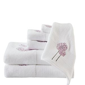 Madison Park Dandelion 6-piece Embroidered Bath Towel Set