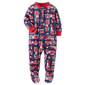 Baby Boy Carter's Winter Fleece Footed Pajamas