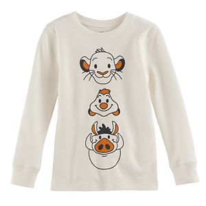 Disney's The Lion King Boys 4-10 Simba, Pumba & Simon Thermal Top by Jumping Beans®
