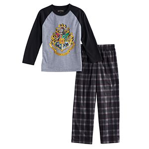 Boys 7-16 Harry Potter Hogwarts 2-Piece Pajama Set