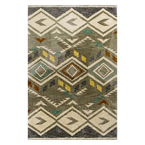 KAS Rugs Mission Rustico Geometric Shag Rug