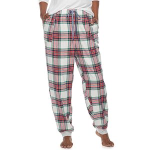 Plus Size SONOMA Goods for Life™ Flannel Jogger Pant