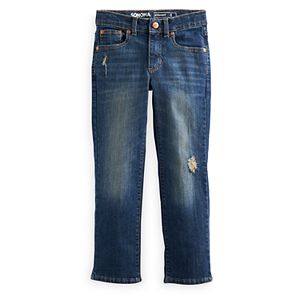 Boys 4-7x SONOMA Goods for Life™ Deconstructed Medium Wash Straight Jeans
