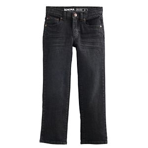 Boys 4-7x SONOMA Goods for Life™ Black Straight Jeans