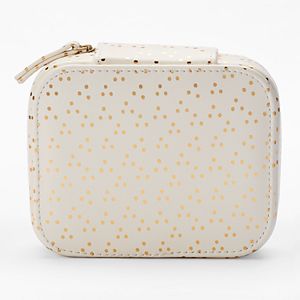 LC Lauren Conrad Dotted Travel Jewelry Case