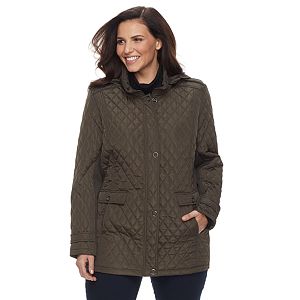 Plus Size MO-KA Quilted Jacket