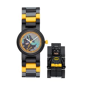 LEGO Kids' The Batman Movie Minifigure Interchangeable Watch Set!