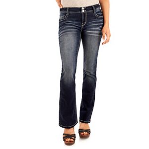 Juniors' Wallflower Luscious Curvy Bootcut Jeans