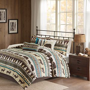 Madison Park Butte Herringbone Duvet Cover Set