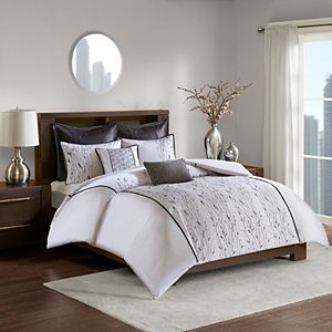 Madison Park Roux Embroidered Duvet Cover Set