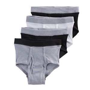 Boys 4-20 Hanes 4-Pack Solid Briefs