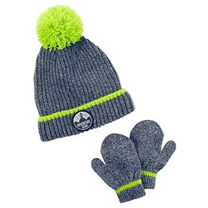 Baby Boy Carter's Pom Pom Beanie & Mittens Set