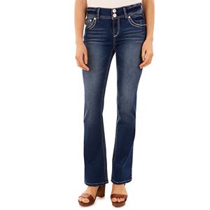 Juniors' Wallflower Luscious Curvy Bootcut Jeans