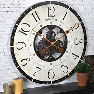 FirsTime Industrial Gears Wall Clock