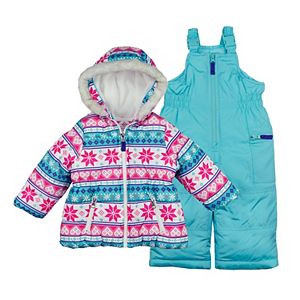 Baby Girl Carter's 2-pc. Graphic Snowsuit