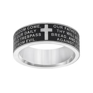 Lovemark Stainless Steel Lord's Prayer Band