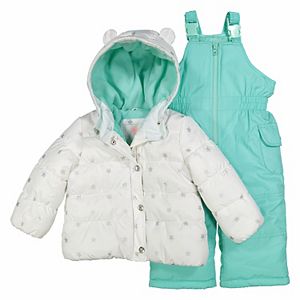 Baby Girl Carter's 2-pc. Star Print Snowsuit