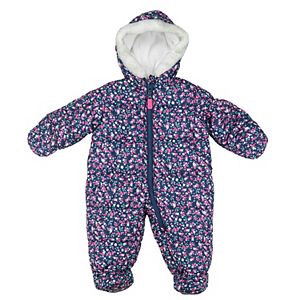 Baby Girl Carter's Floral Print Snowsuit