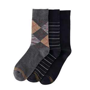 Boys GOLDTOE 3-Pack Argyle Socks