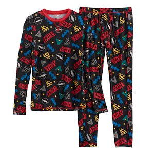 Boys 4-18 Cuddl Duds DC Comics Justice League 2-Piece Base Layer Set