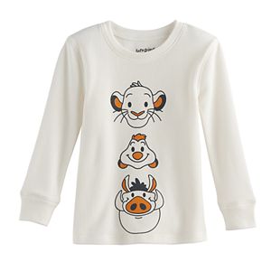 Disney's The Lion King Toddler Boy Simba, Timon & Pumbaa Thermal Long Sleeve Tee by Jumping Beans®