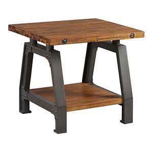 INK+IVY Lancaster Industrial End Table