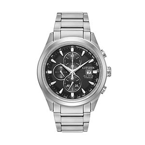 Citizen Eco-Drive Men's Chandler TI + IP Super Titanium Watch - CA0650-58E