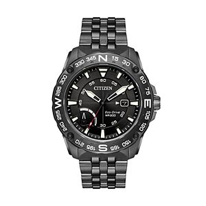 Citizen Eco-Drive Men's PRT Gunmetal Ion-Plated Stainless Steel Watch - AW7047-54H