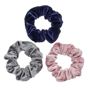 Mudd® Velvet Scrunchie Ponytail Holder Set
