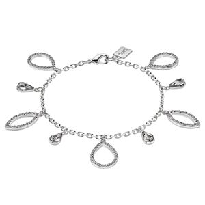 Chaps Teardrop & Marquise Charm Bracelet