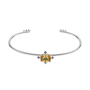 LC Lauren Conrad Simulated Citrine Cuff Bracelet