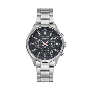 Seiko Men's Stainless Steel Chronograph Watch - SKS587