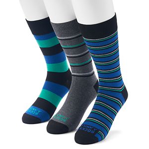 Men's Funky Socks 3-pack Casual Crew Socks