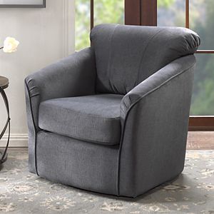 Madison Park Elgin Swivel Arm Chair