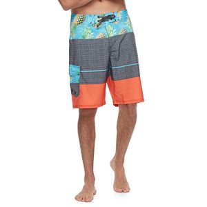 Men's Ocean Current Pineapple Tech Cargo Board Shorts