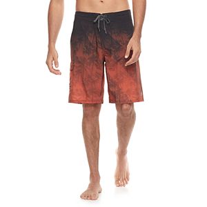 Men's Ocean Current Palm Tree Tech Cargo Board Shorts