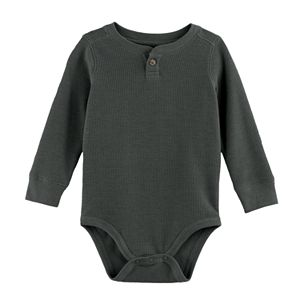 Baby Boy Jumping Beans® Thermal Henley Bodysuit