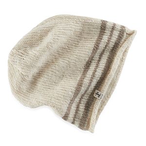 Women's SIJJL Wool Striped Slouchy Beanie