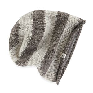 Women's SIJJL Wool Striped Slouchy Beanie